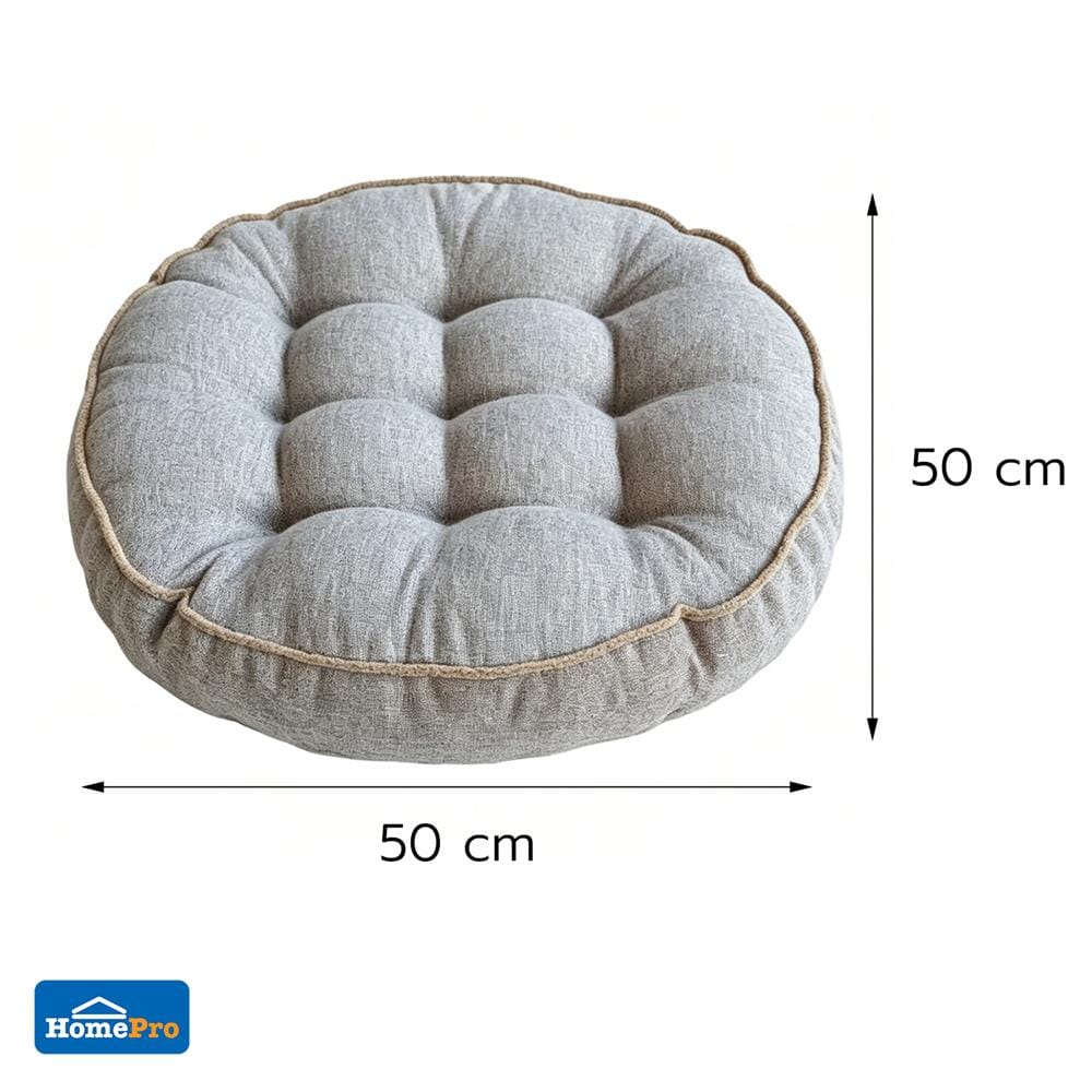 เบาะรองนั่ง HOME LIVING STYLE CATCH 20x20 นิ้ว สีเทา