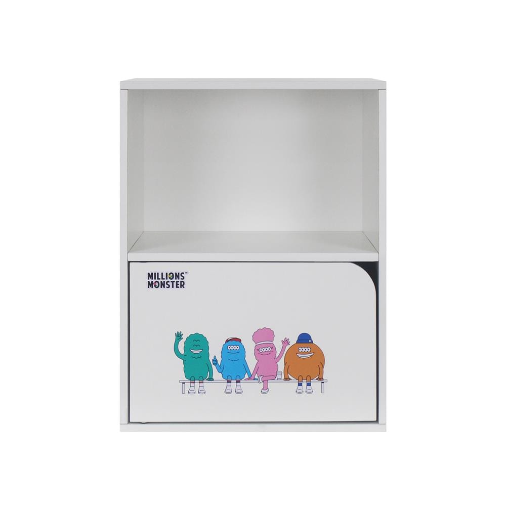 ตู้เก็บของ 2 ช่อง FURDINI MONSTER สีขาว
