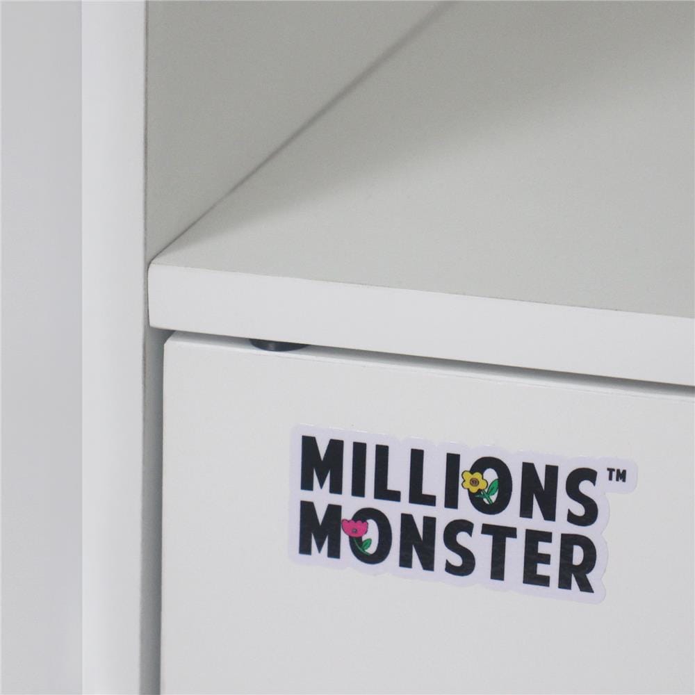 ตู้เก็บของ 2 ช่อง FURDINI MONSTER สีขาว