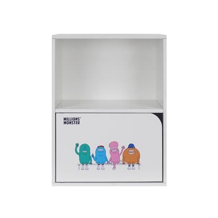 ตู้เก็บของ 2 ช่อง FURDINI MONSTER สีขาว_0