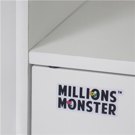 ตู้เก็บของ 2 ช่อง FURDINI MONSTER สีขาว_4
