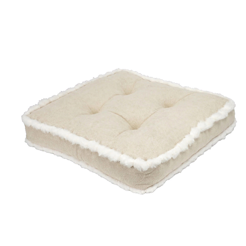 เบาะรองนั่ง HOME LIVING STYLE CLOUDY 16x16 นิ้ว สีครีม