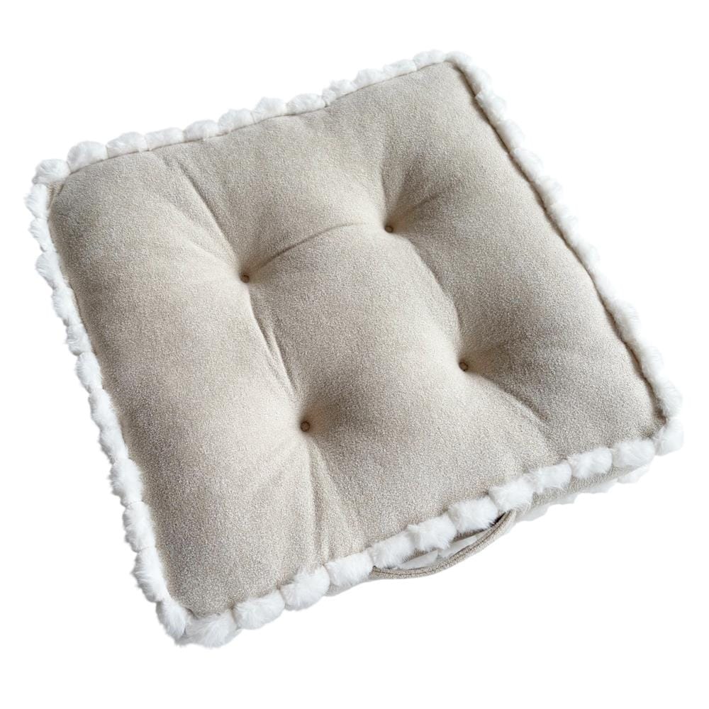 เบาะรองนั่ง HOME LIVING STYLE CLOUDY 16x16 นิ้ว สีครีม