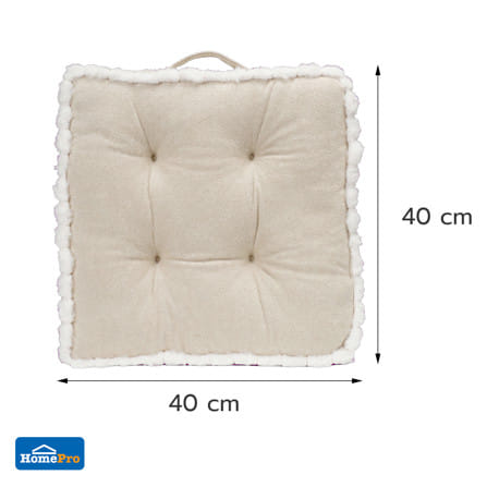 เบาะรองนั่ง HOME LIVING STYLE CLOUDY 16x16 นิ้ว สีครีม_7