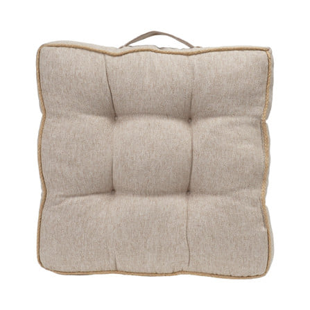 เบาะรองนั่ง HOME LIVING STYLE CREST 16x16 นิ้ว สีครีม_0