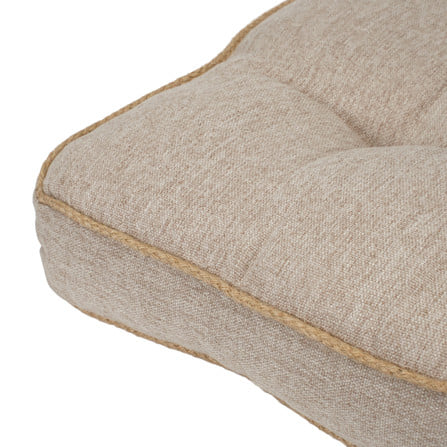 เบาะรองนั่ง HOME LIVING STYLE CREST 16x16 นิ้ว สีครีม_2