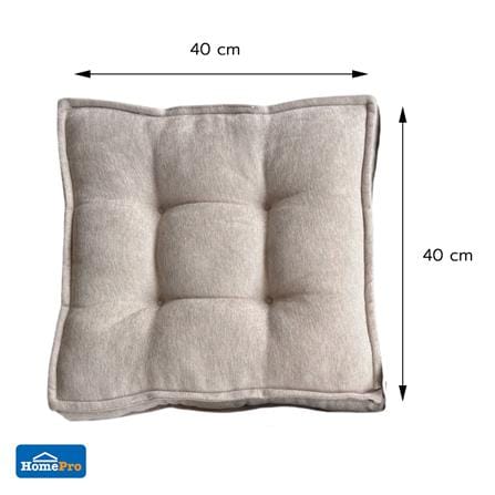 เบาะรองนั่ง HOME LIVING STYLE COZY 16x16 นิ้ว สีเบจ_1