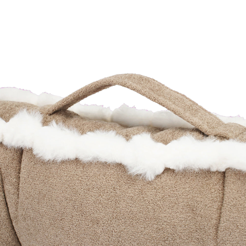 เบาะรองนั่ง HOME LIVING STYLE CLOUDY 16x16 นิ้ว สีน้ำตาล