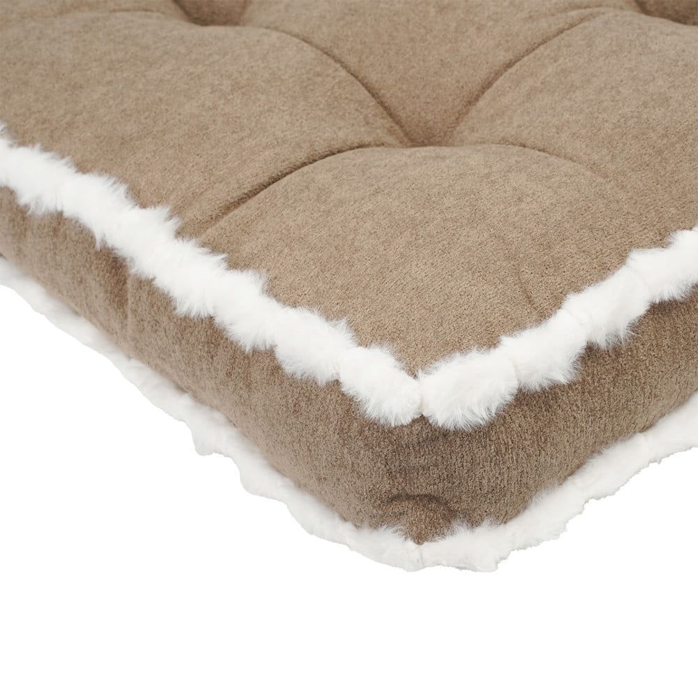 เบาะรองนั่ง HOME LIVING STYLE CLOUDY 16x16 นิ้ว สีน้ำตาล