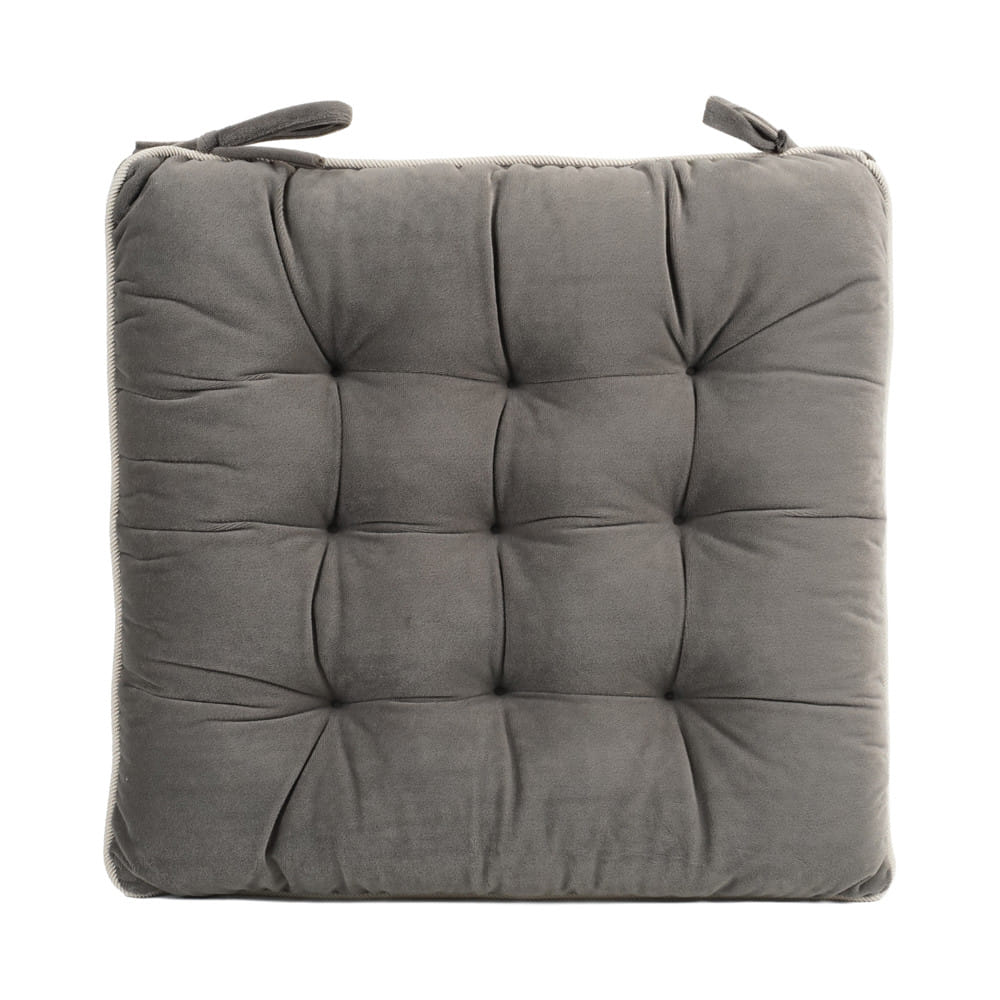 เบาะรองนั่ง HOME LIVING STYLE CRISP 15x15 นิ้ว สีเทา