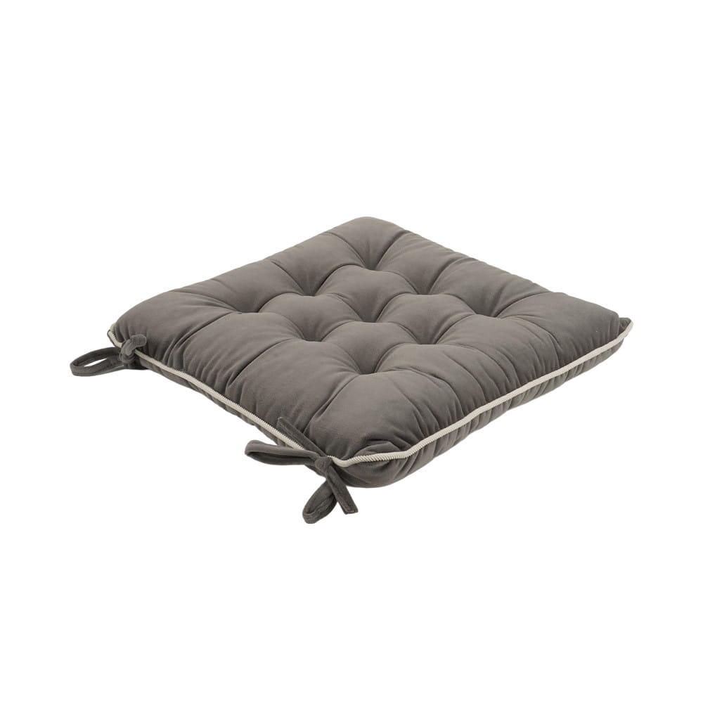 เบาะรองนั่ง HOME LIVING STYLE CRISP 15x15 นิ้ว สีเทา