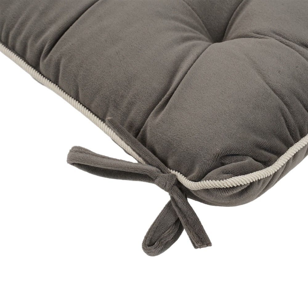 เบาะรองนั่ง HOME LIVING STYLE CRISP 15x15 นิ้ว สีเทา