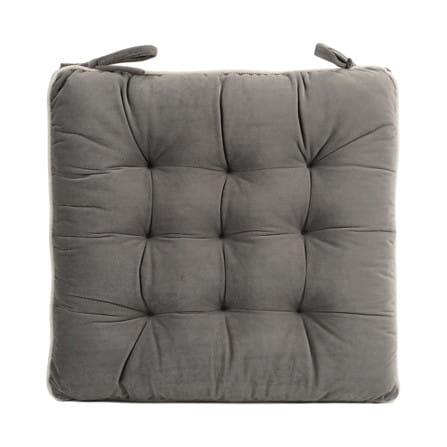 เบาะรองนั่ง HOME LIVING STYLE CRISP 15x15 นิ้ว สีเทา_0