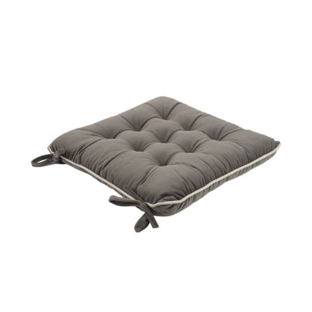 เบาะรองนั่ง HOME LIVING STYLE CRISP 15x15 นิ้ว สีเทา_1