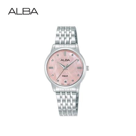 นาฬิกาข้อมือผู้หญิง ALBA รุ่น AG8Q79X ขนาด 28 มม. สีชมพู_0