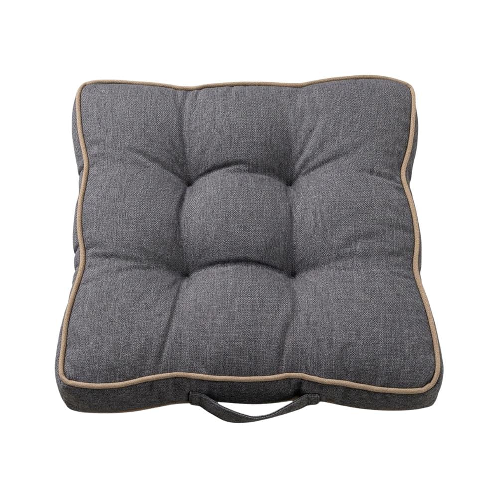 เบาะรองนั่ง HOME LIVING STYLE CREST 16x16 นิ้ว สีเทา