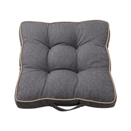 เบาะรองนั่ง HOME LIVING STYLE CREST 16x16 นิ้ว สีเทา_0