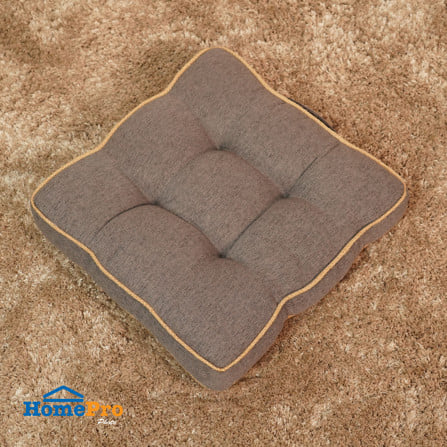 เบาะรองนั่ง HOME LIVING STYLE CREST 16x16 นิ้ว สีเทา_5