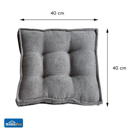 เบาะรองนั่ง HOME LIVING STYLE COZY 16x16 นิ้ว สีเทา_1