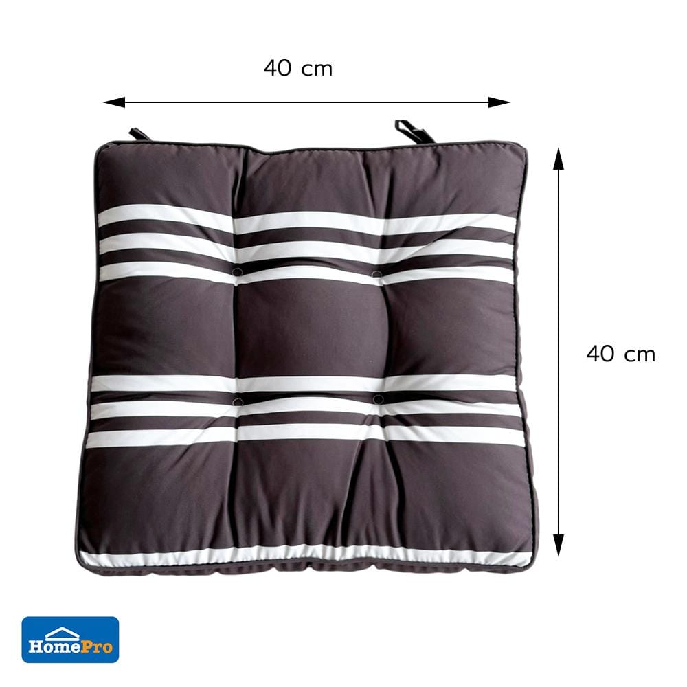 เบาะรองนั่ง HOME LIVING STYLE CHILLY 16x16 นิ้ว สีน้ำตาล