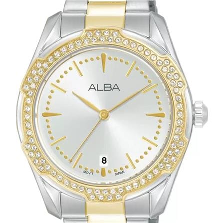 นาฬิกาข้อมือผู้หญิง ALBA รุ่น AG8N32X ขนาด 36 มม. สีขาว_1