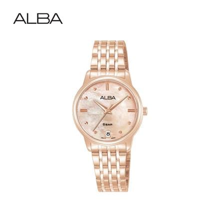 นาฬิกาข้อมือผู้หญิง ALBA รุ่น AG8Q72X ขนาด 28 มม. สีโรสโกลด์