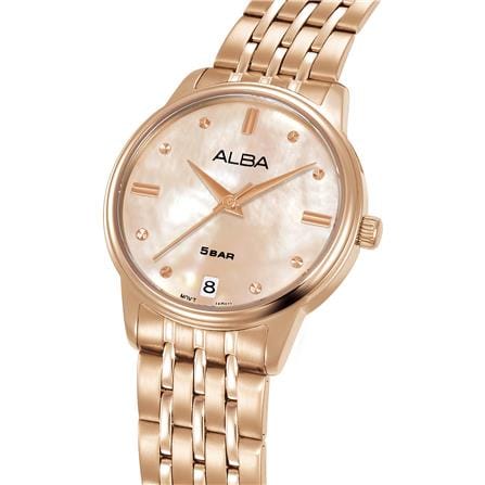 นาฬิกาข้อมือผู้หญิง ALBA รุ่น AG8Q72X ขนาด 28 มม. สีโรสโกลด์_2