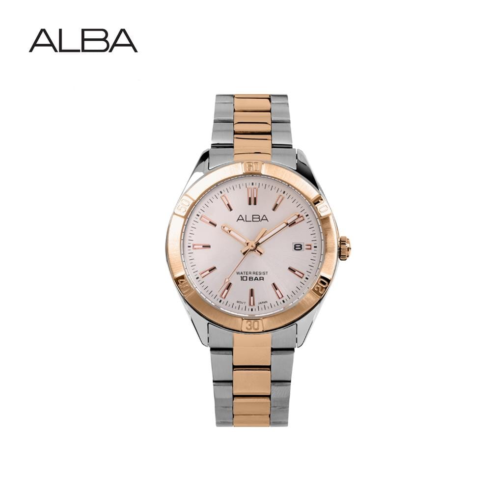 นาฬิกาข้อมือผู้หญิง ALBA รุ่น AG8M90X ขนาด 35.5 มม. สีขาว