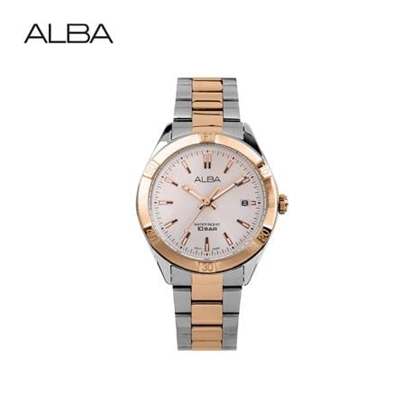 นาฬิกาข้อมือผู้หญิง ALBA รุ่น AG8M90X ขนาด 35.5 มม. สีขาว_0