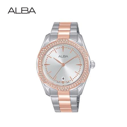 นาฬิกาข้อมือผู้หญิง ALBA รุ่น AG8N30X ขนาด 36 มม. สีเงิน_0