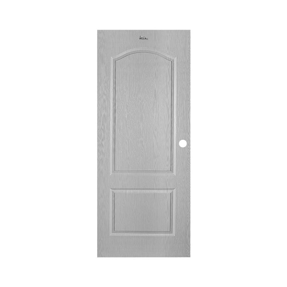 ประตูภายนอก UPVC เจาะลูกบิด ASARA A913 80x200 ซม. สีเทา