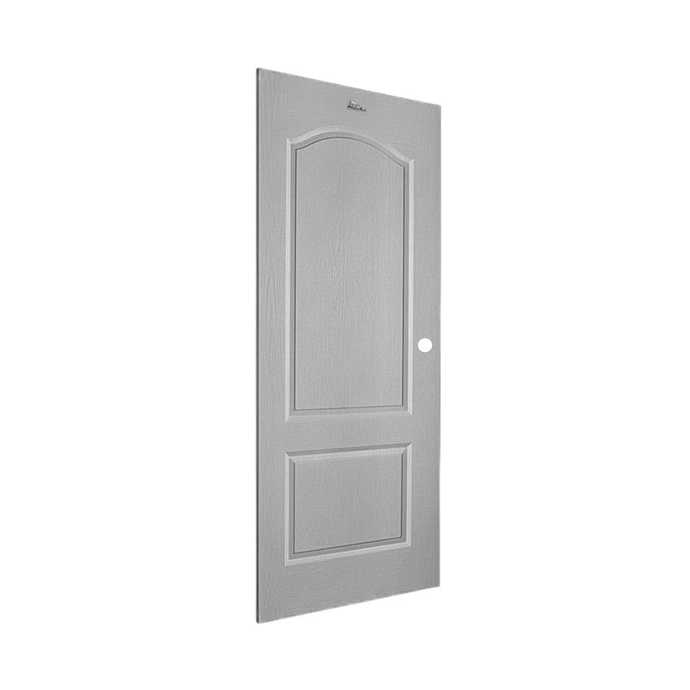 ประตูภายนอก UPVC เจาะลูกบิด ASARA A913 80x200 ซม. สีเทา