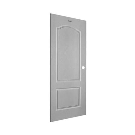 ประตูภายนอก UPVC เจาะลูกบิด ASARA A913 80x200 ซม. สีเทา_1