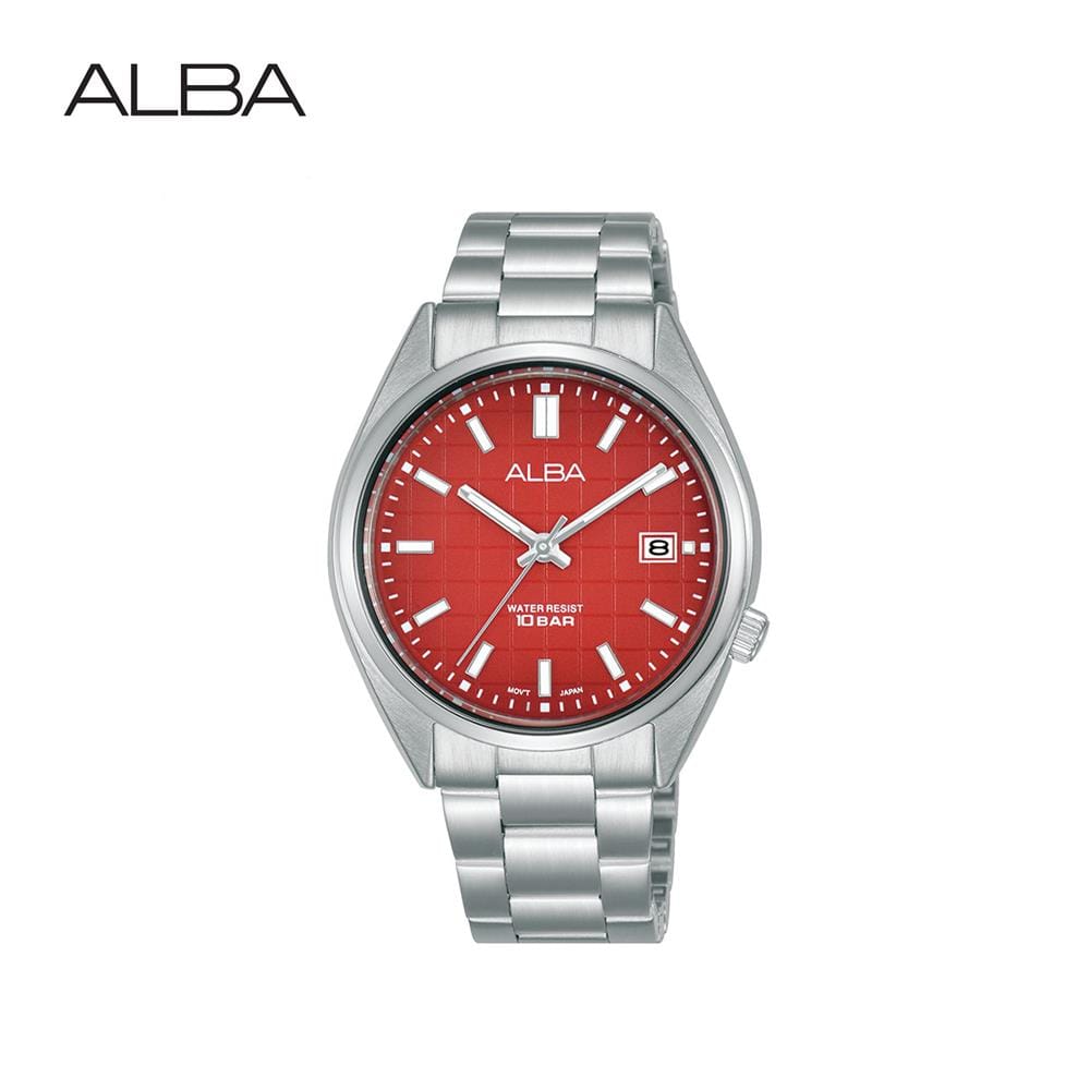 นาฬิกาข้อมือผู้หญิง ALBA รุ่น AG8N27X ขนาด 36 มม. สีแดง