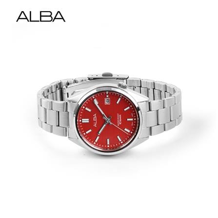 นาฬิกาข้อมือผู้หญิง ALBA รุ่น AG8N27X ขนาด 36 มม. สีแดง_1