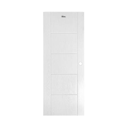 ประตูภายนอก UPVC เจาะลูกบิด ASARA A915 80x200 ซม. สีขาว_0
