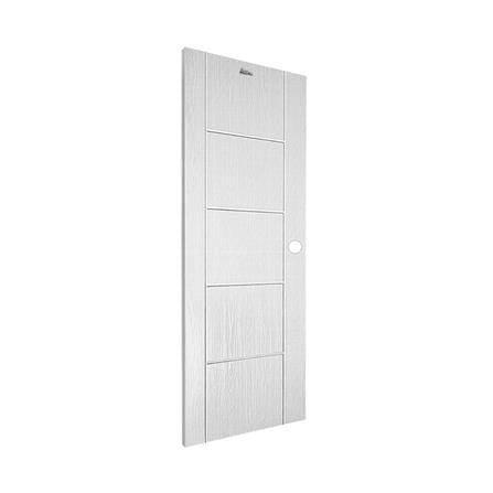 ประตูภายนอก UPVC เจาะลูกบิด ASARA A915 80x200 ซม. สีขาว_1