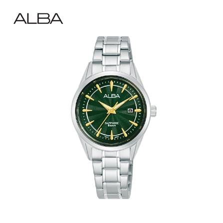 นาฬิกาข้อมือผู้หญิง ALBA รุ่น AH7CJ3X ขนาด 29.5 มม. สีเขียว_0