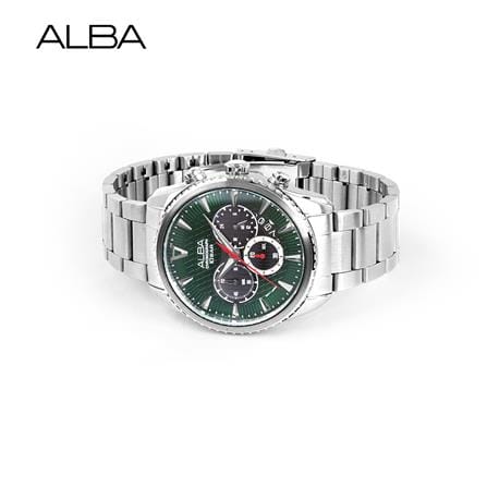 นาฬิกาข้อมือผู้ชาย ALBA รุ่น AT3J13X ขนาด 43 มม. สีเขียว_4