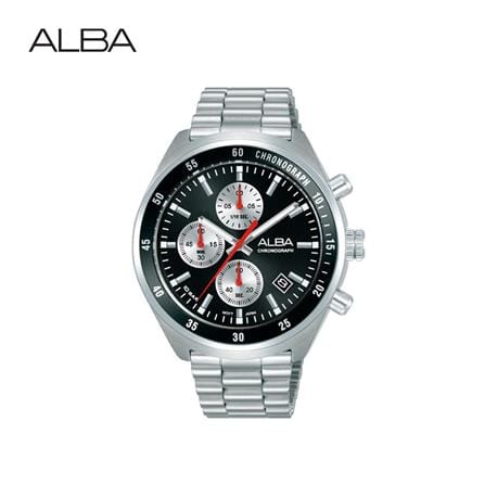 นาฬิกาข้อมือผู้ชาย ALBA รุ่น AM3A33X ขนาด 43 มม. สีดำ_0