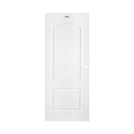 ประตูภายนอก UPVC เจาะลูกบิด ASARA A913 80x200 ซม. สีขาว_0