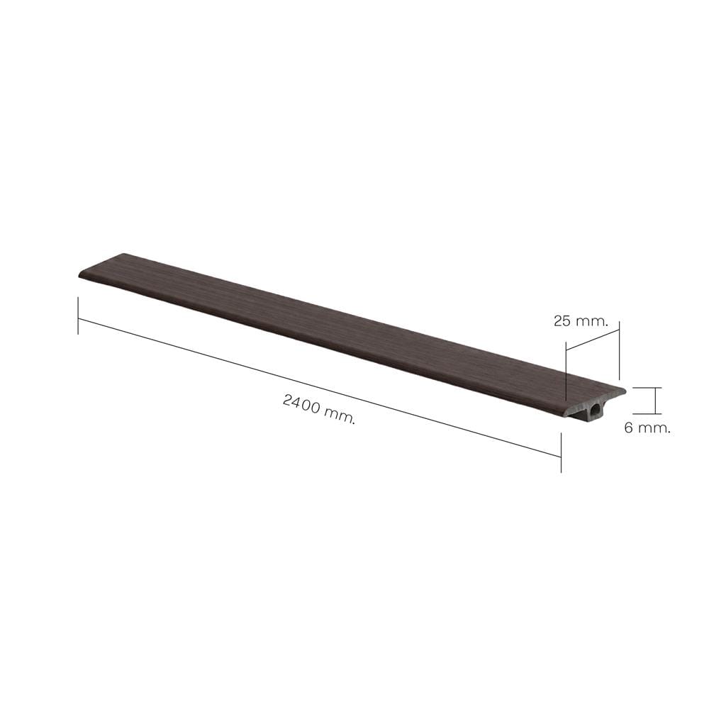 ตัวจบระดับเดียวกัน PVC SMARTMATT 2.5x240x0.6 ซม. สี 028-3