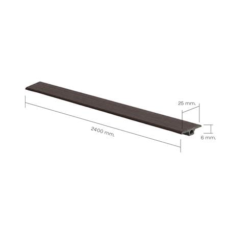 ตัวจบระดับเดียวกัน PVC SMARTMATT 2.5x240x0.6 ซม. สี 028-3_3