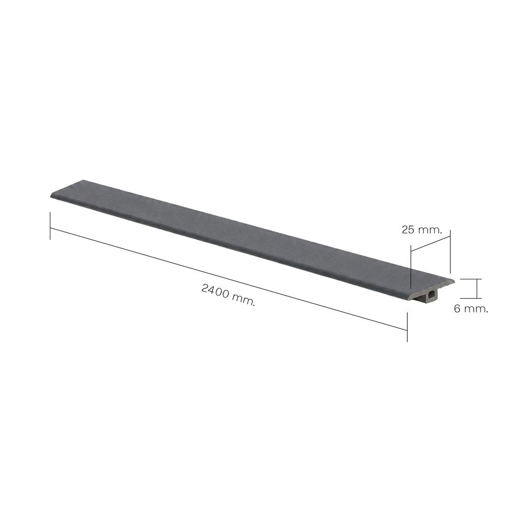 ตัวจบระดับเดียวกัน PVC SMARTMATT 2.5x240x0.6 ซม. สี 010-1