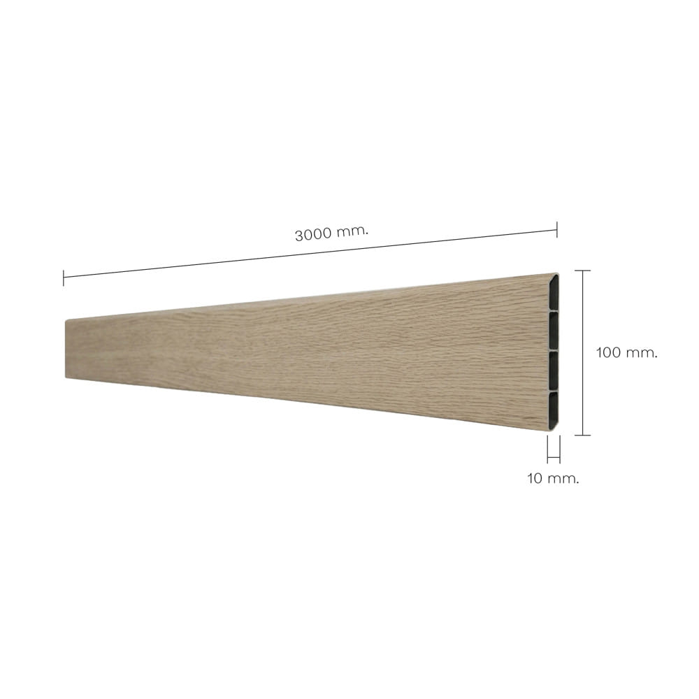 บัวพื้น PVC SMARTMATT 10x300x1 ซม. สี 304