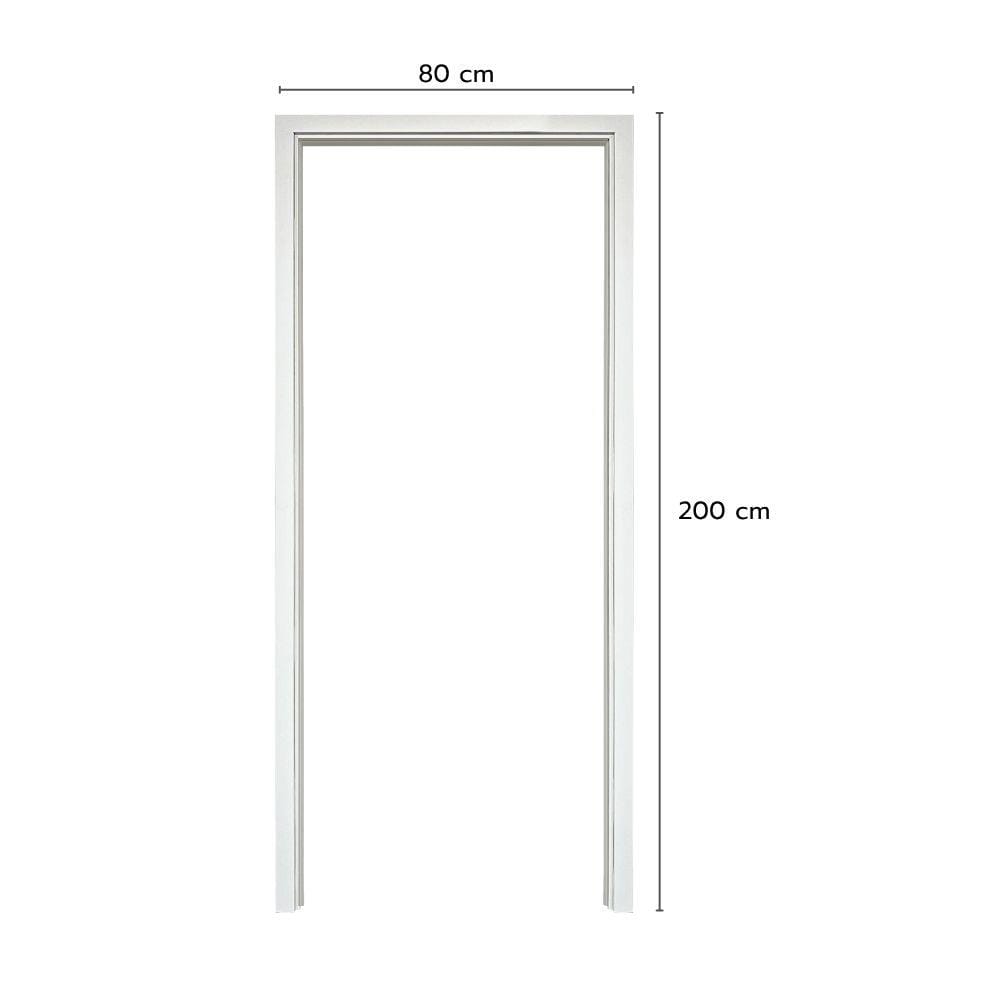 วงกบประตู WPC ASARA 80x200 ซม. สีขาว
