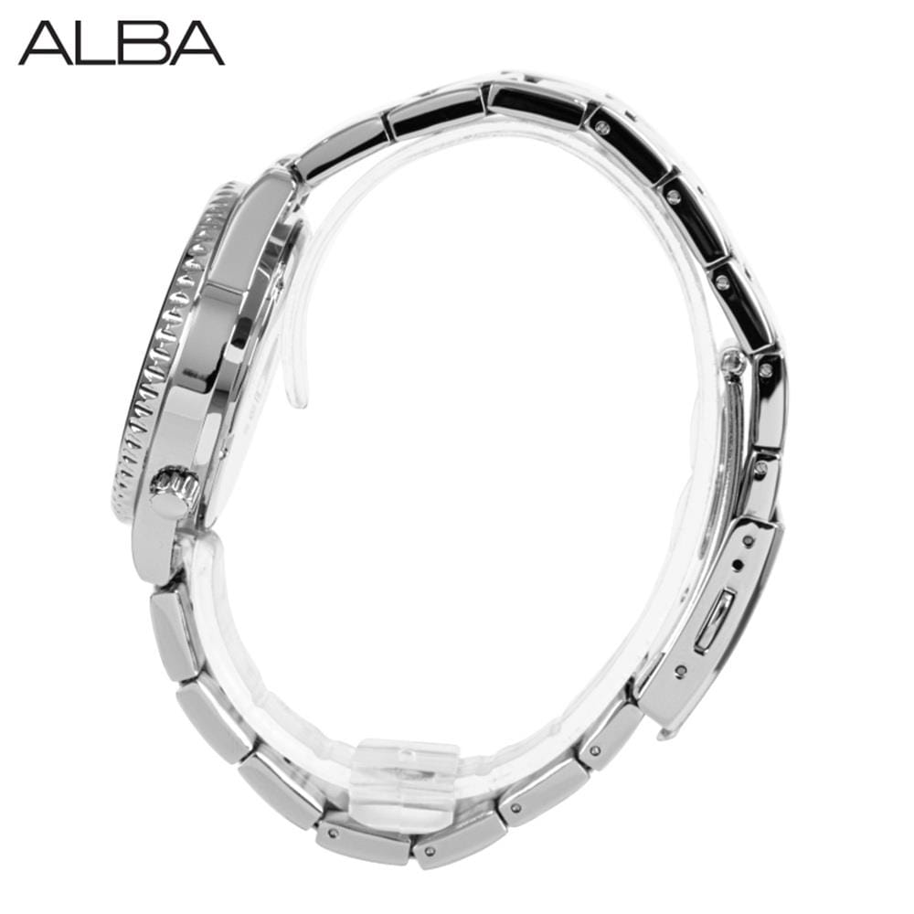 นาฬิกาข้อมือผู้หญิง ALBA รุ่น AG8L39X ขนาด 36 มม. สีแดง