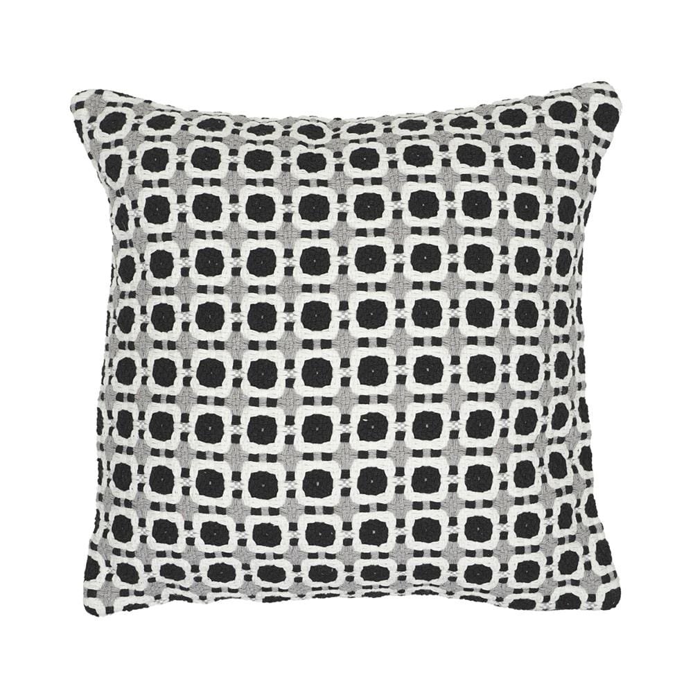 หมอนอิง HOME LIVING STYLE LEAFY 17x17 นิ้ว สีดำ