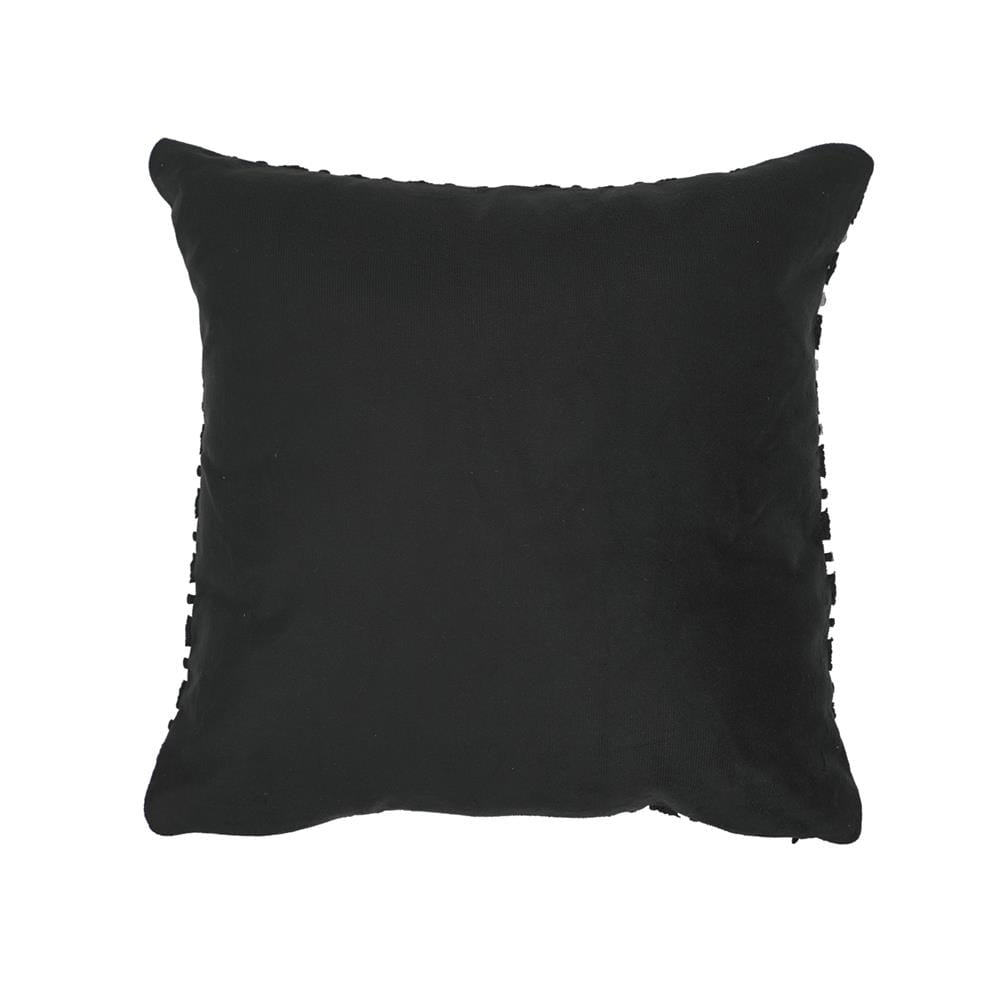 หมอนอิง HOME LIVING STYLE LEAFY 17x17 นิ้ว สีดำ