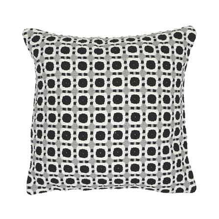 หมอนอิง HOME LIVING STYLE LEAFY 17x17 นิ้ว สีดำ_0